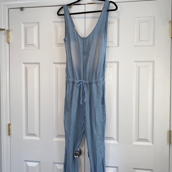 CLOTH & STONE denim jumpsuit - Picture 2 of 6
